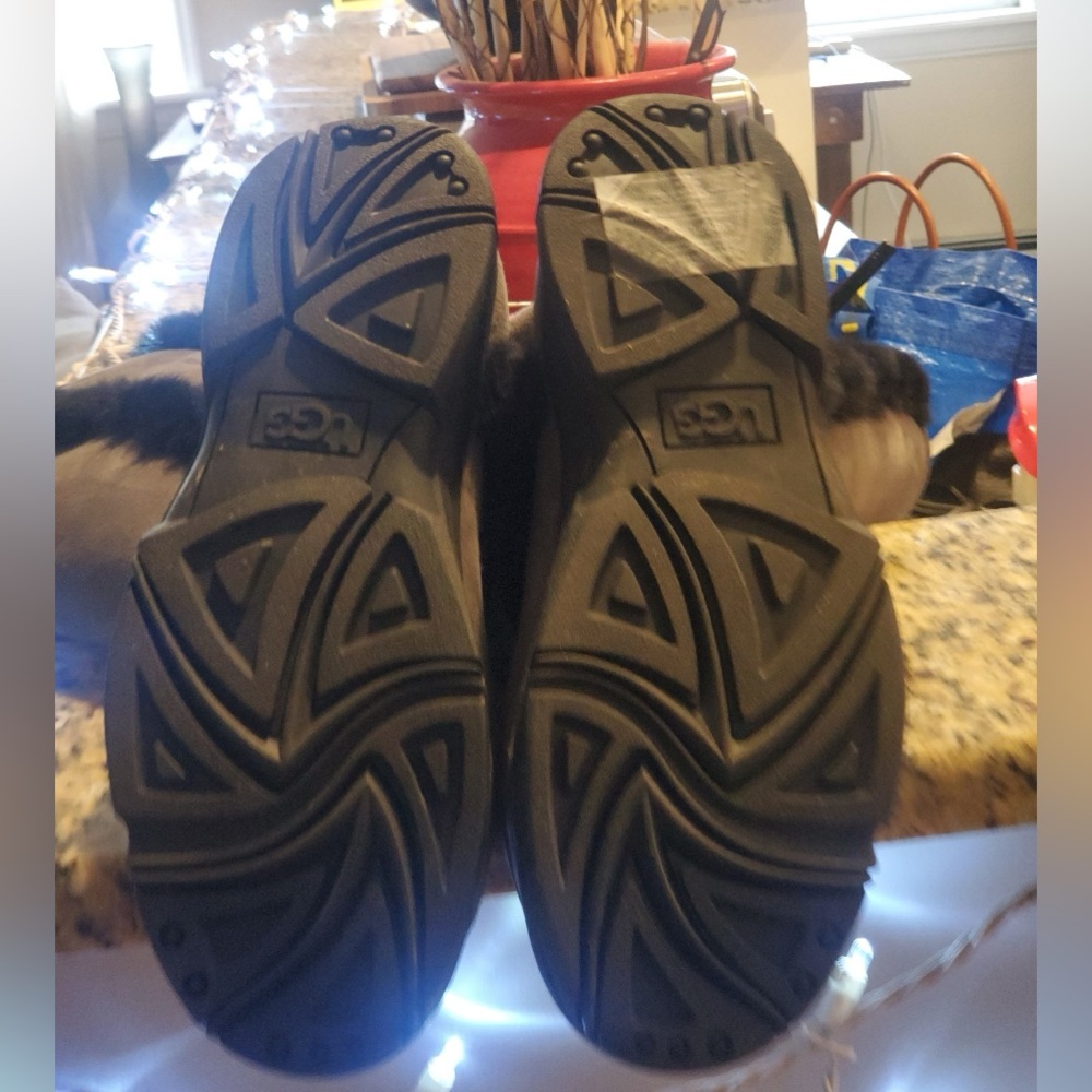 Grey and black womens Ugg boots